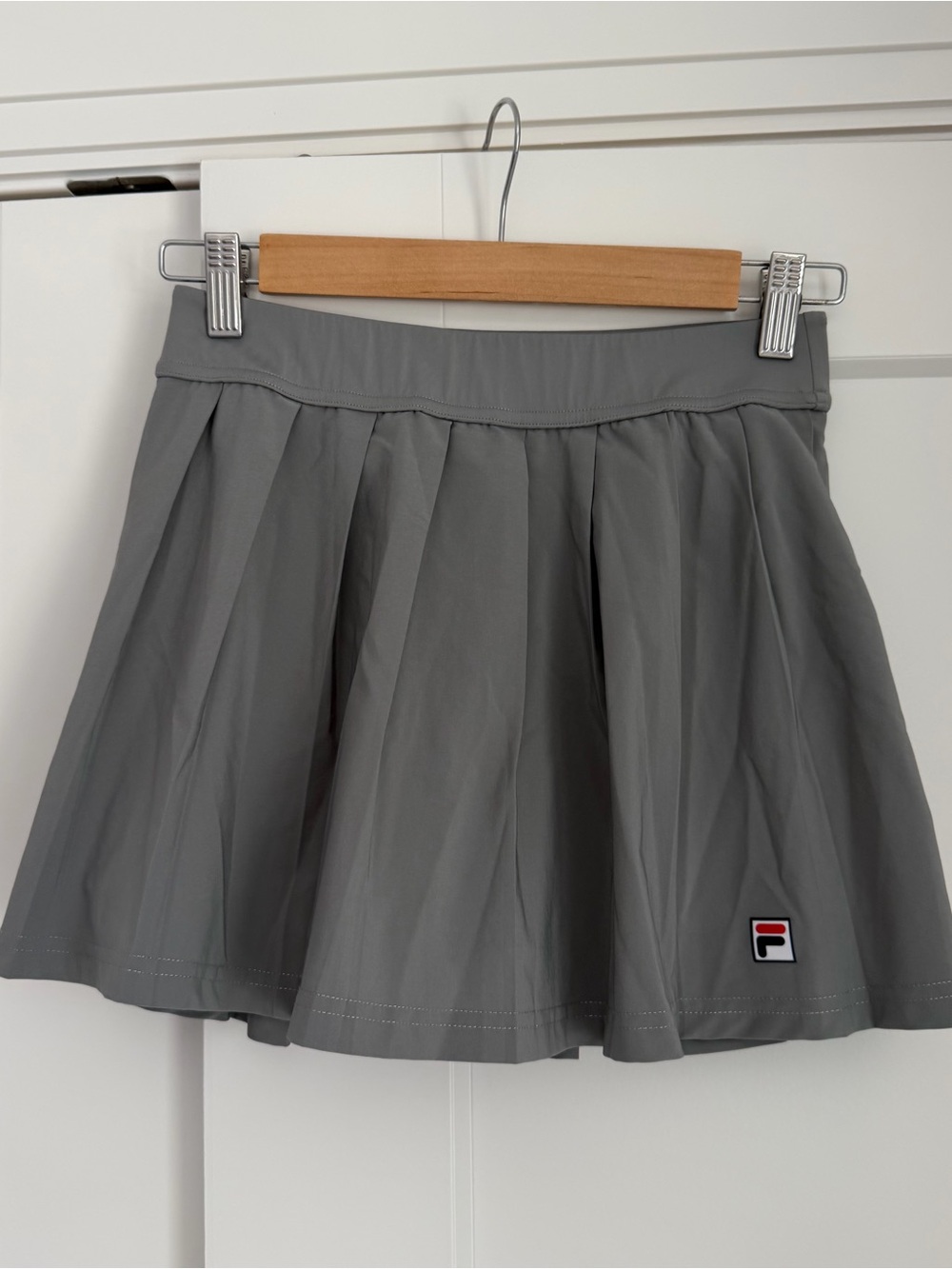 FILA Gray Pleated Skater Tennis Skirt